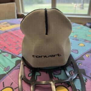 NWOT Columbia Convert Kids Youth Winter Ski Snow Beanie Olive Green Hat One Size